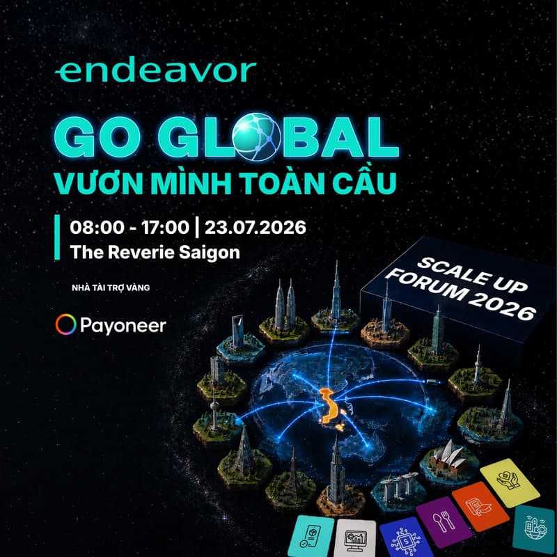 Cover Image for SCALE UP FORUM 2026 - GO GLOBAL - VƯƠN MÌNH TOÀN CẦU