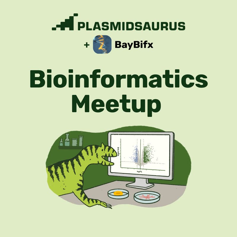 Cover Image for Plasmidsaurus + BayBifx Bioinformatics Meetup