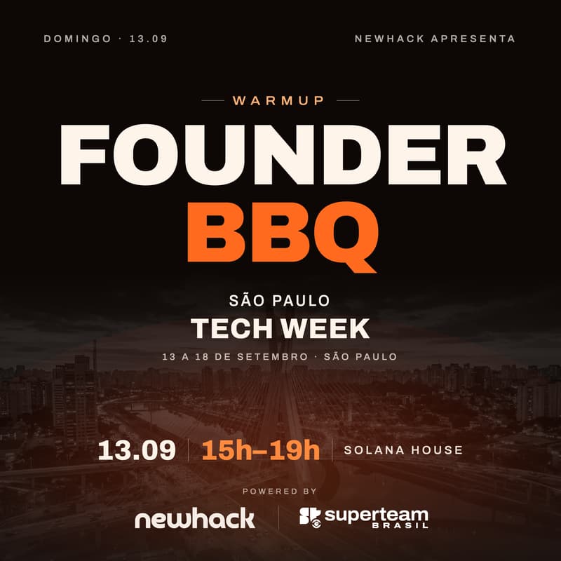 Cover Image for Founder BBQ | São Paulo Tech Week Warmup
