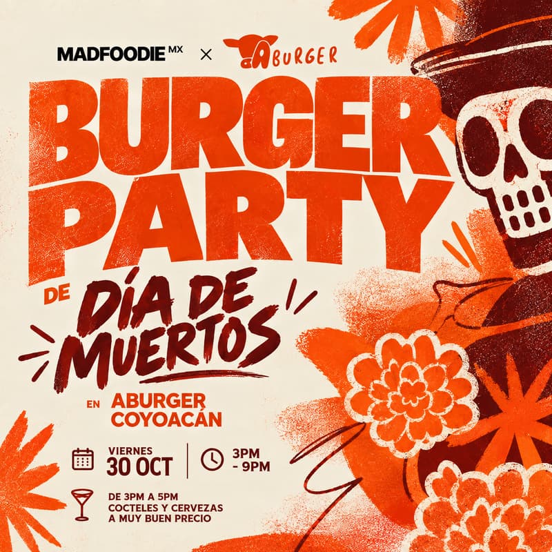 Cover Image for Burger-Party de Día de Muertos en Aburger