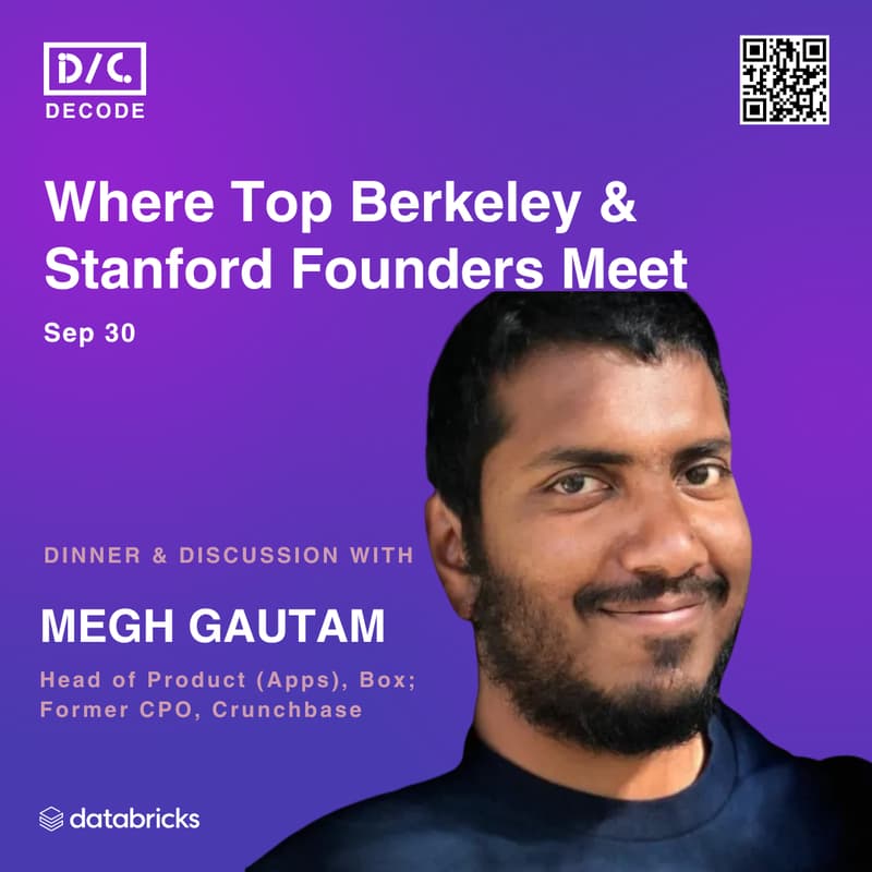 Cover Image for Dinner with Box' Product Leader & Crunchbase's ex CPO | Berkeley/Stanford Founders
