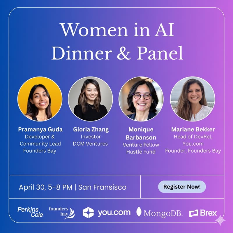Cover Image for Women in AI Panel & Dinner