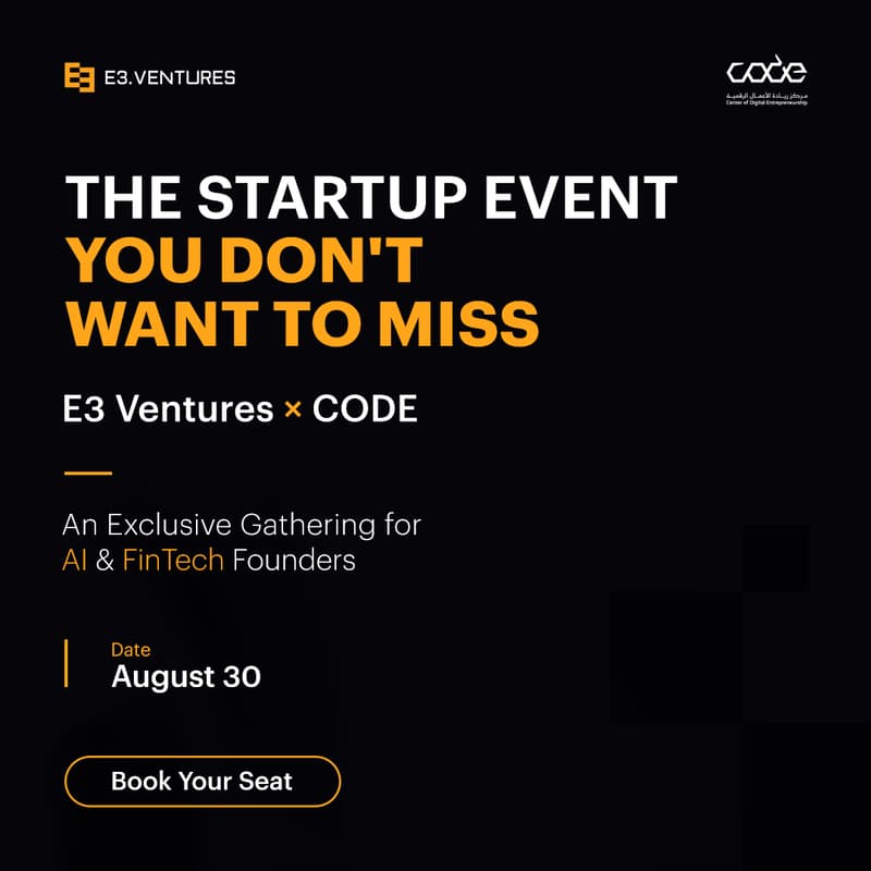Cover Image for E3 Ventures × CODE | Accelerator Launch & Ecosystem Networking