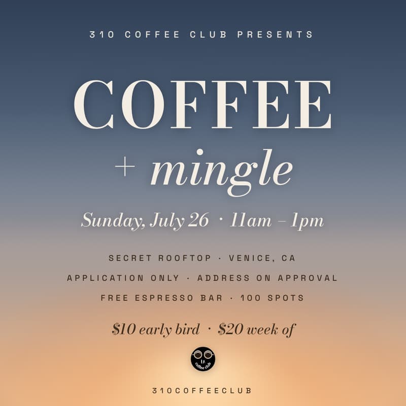 Cover Image for 310 Coffee Club: Secret Rooftop Hang ☕️