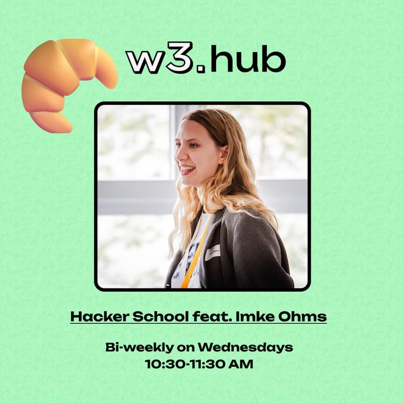 Cover Image for Community Brunch x Hacker School feat. Imke Ohms