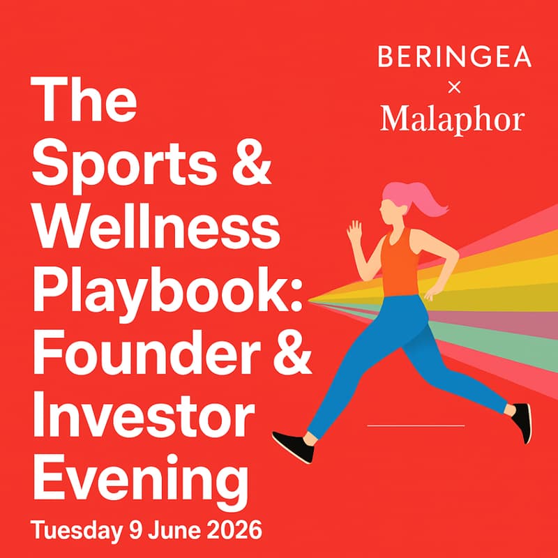Cover Image for The Sports & Wellness Playbook: A Founder & Investor Evening