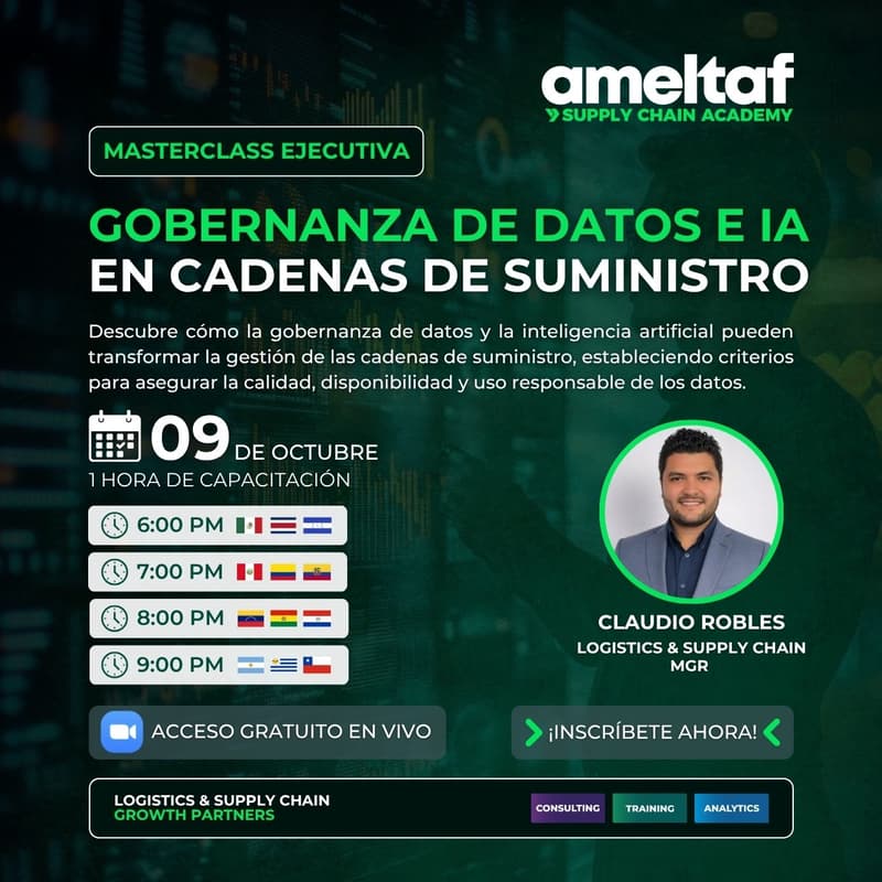 Cover Image for Gobernanza de Datos e IA en Cadenas de Suministro