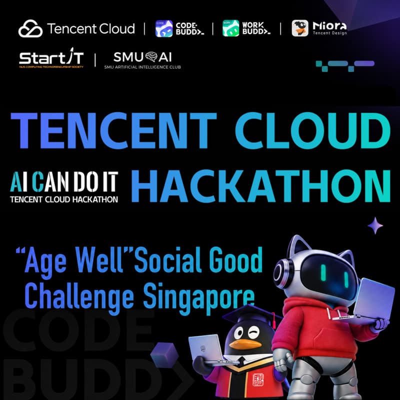 Cover Image for Tencent Cloud Hackathon “Age Well” Social Good Challenge Singapore Submission Deadline