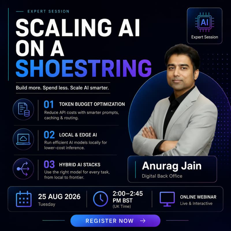Cover Image for Scaling AI on a Shoestring – Edge AI, Small Models & Token Economics