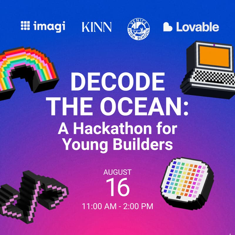 Cover Image for Decode the Ocean: A Hackathon for Young Builders
