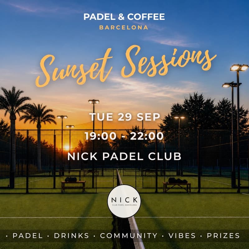 Cover Image for Padel & Coffee: Sunset Sessions