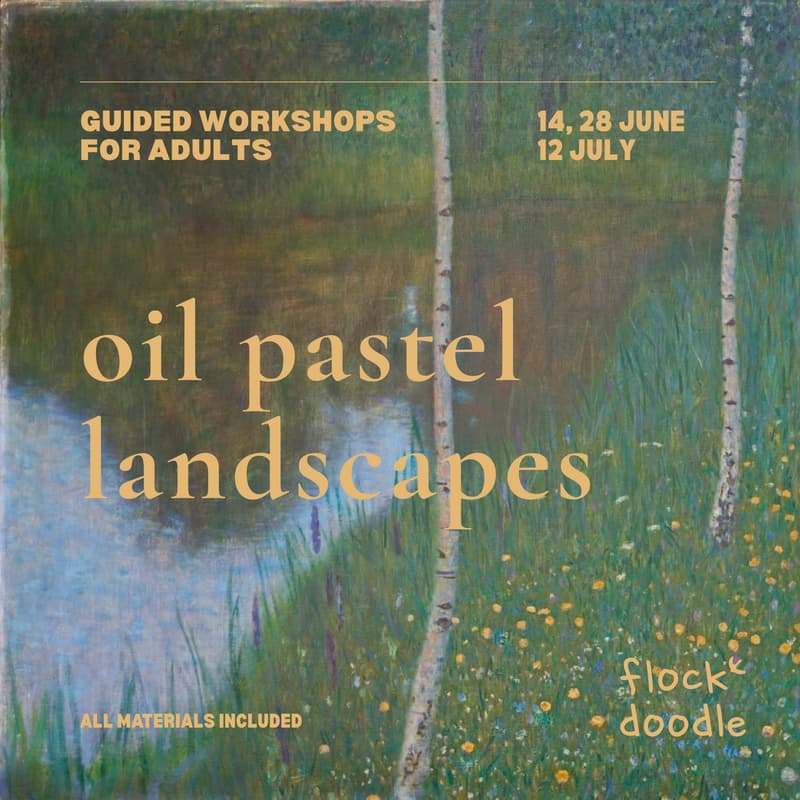 Cover Image for oil pastel landscapes
