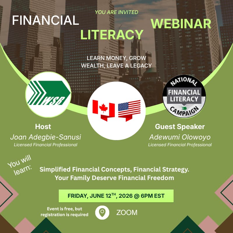 Cover Image for Financial Literacy Webinar
