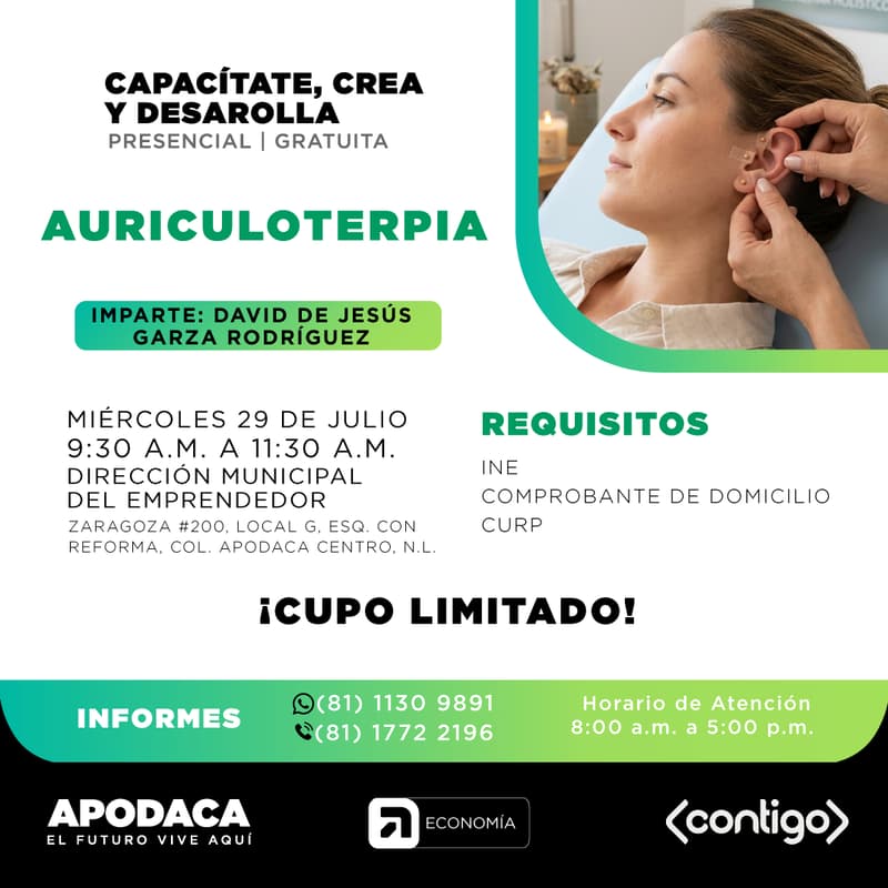 Cover Image for CURSO DE AURICULOTERAPIA (PRESENCIAL)