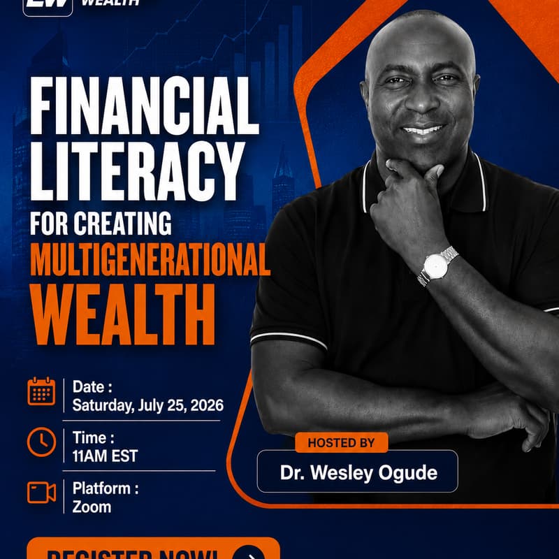 Cover Image for Financial Literacy For Creating Multigenerational Wealth - Free Webinar