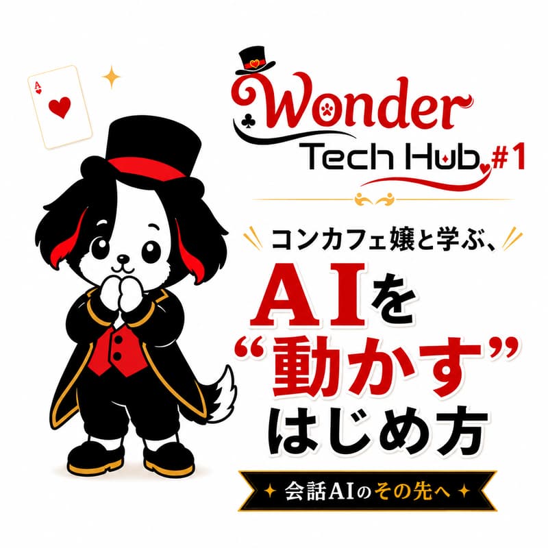 Wonder Hub Wonder Tech Hub#01〜コンカフェ嬢と学ぶ、AIを“動かす”はじめ方〜 · Luma