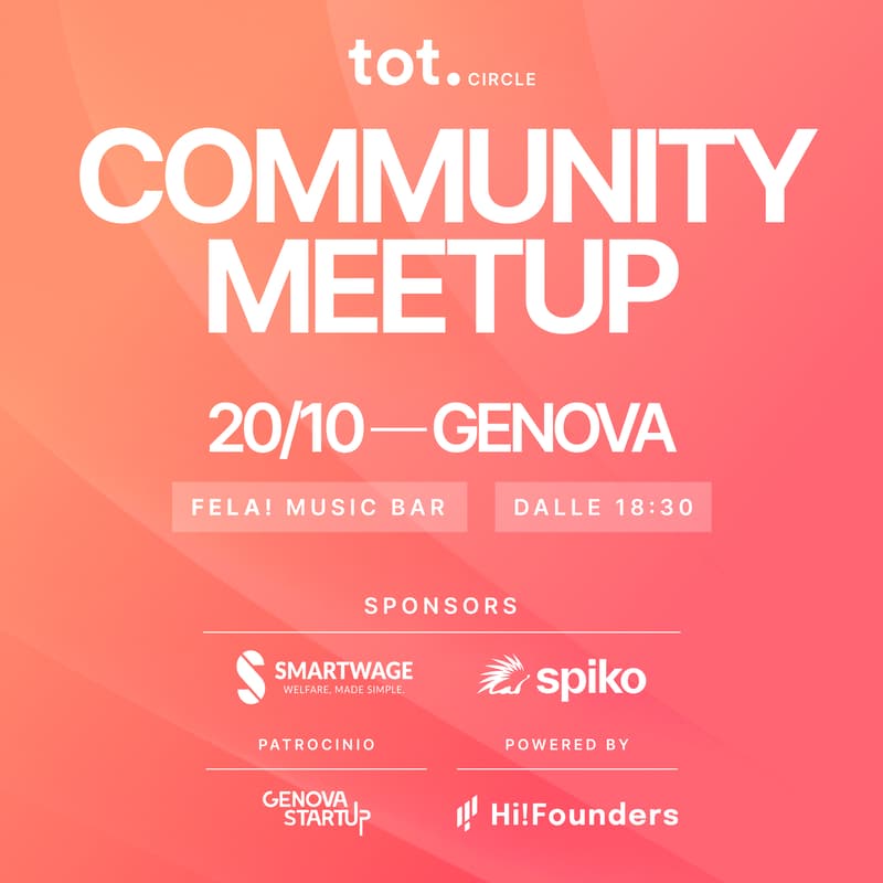 Cover Image for Tot.Circle Meetup - Genova