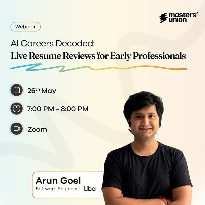Cover Image for AI Careers Decoded: Live Resume Reviews for Early Professionals