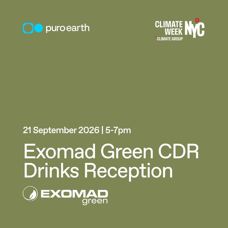 Cover Image for Exomad Green CDR Drinks Reception
