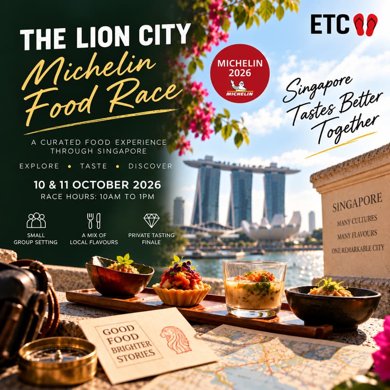 The Lion City Michelin Food Race 2026 - 10 Oct (USDC)