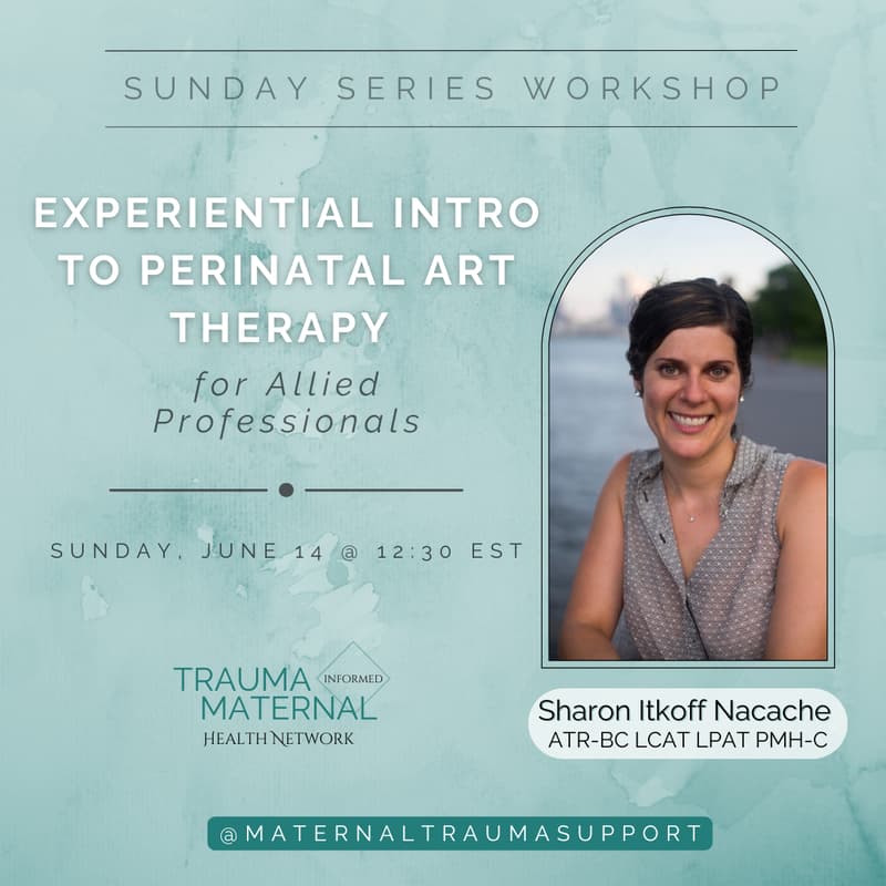 Cover Image for Experiential Intro to Perinatal Art Therapy for Allied Professionals
