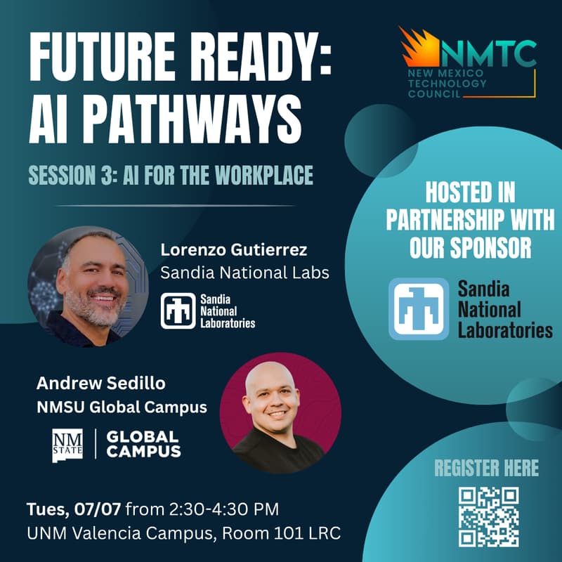 Cover Image for Future Ready AI Session 3: AI for the Workplace: Tools to Get Job-Ready