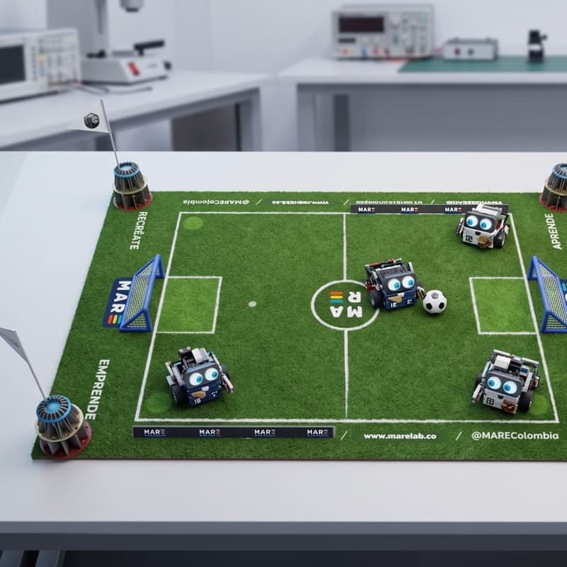 Cover Image for Partido de Futbol con Robots (Robot Soccer Mare San Marcos)