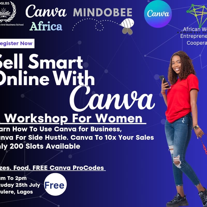 Cover Image for Sell Smart Online With Canva - A Workshop For Women