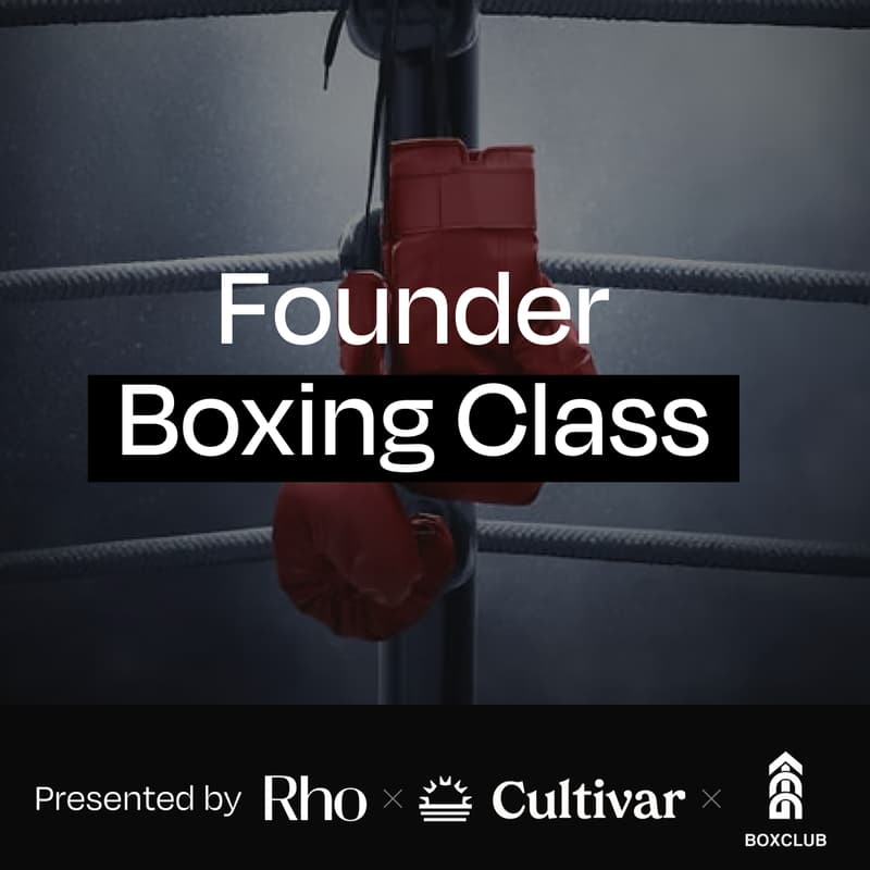 Cover Image for Founder Boxing Class - BOXCLUB x Rho x Cultivar