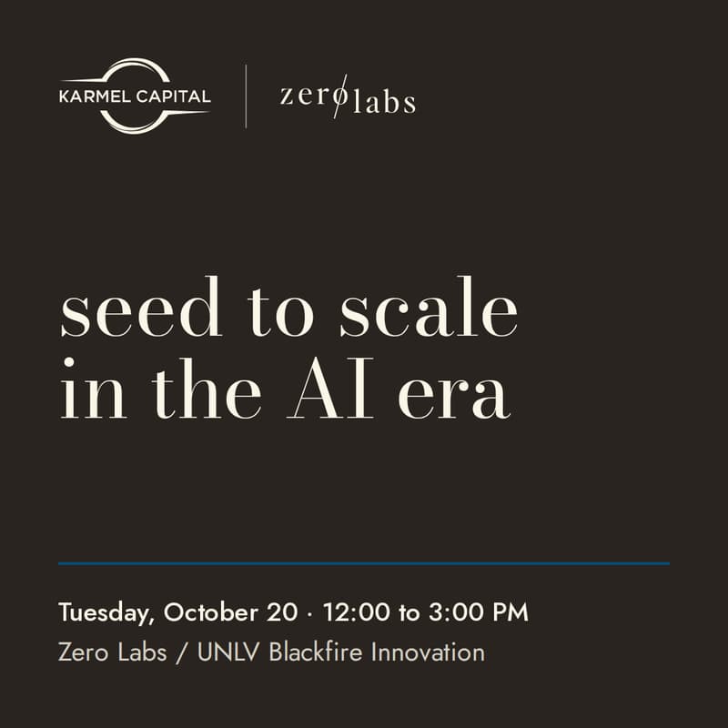 Cover Image for Karmel Capital x Zero Labs: Seed to Scale in the AI Era
