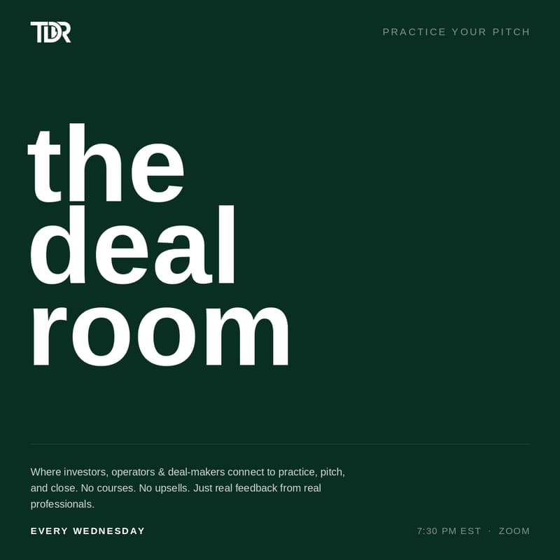 Cover Image for The Deal Room | Practice Your Pitch ft. Goose Equity - $16.8 billion just landed 20 miles from this deal