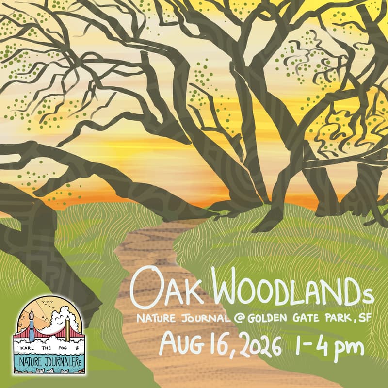 Cover Image for KtfNj - Nature Journaling @ Oak Woodlands at Golden Gate Park, SF