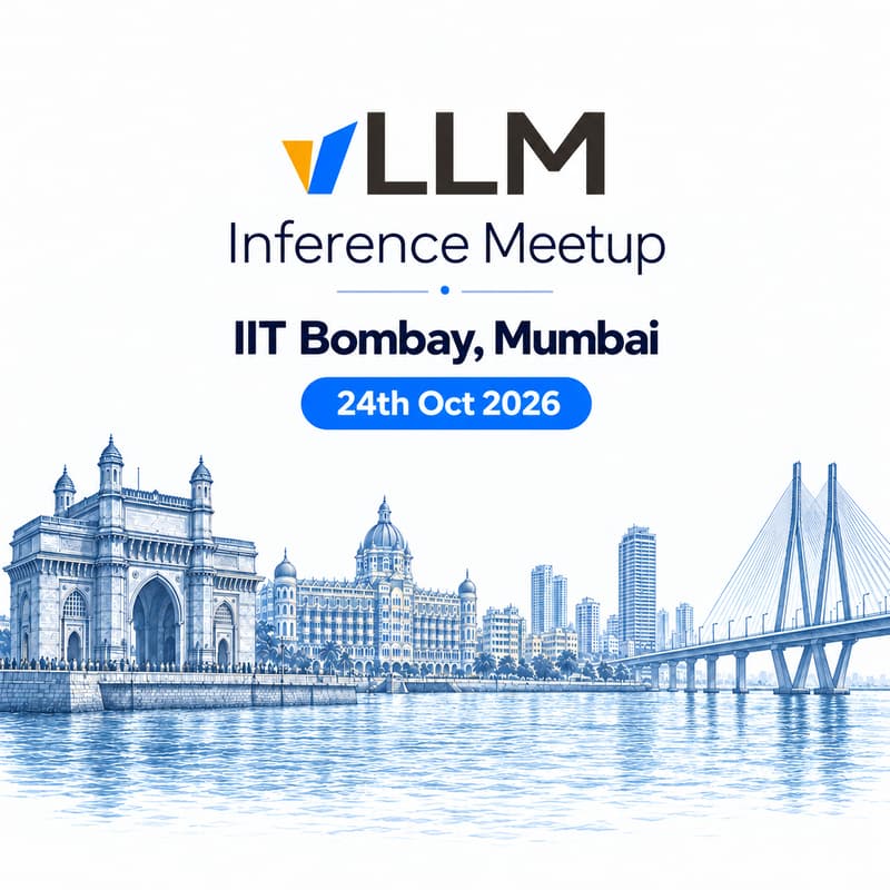 Cover Image for vLLM Inference Meetup Mumbai