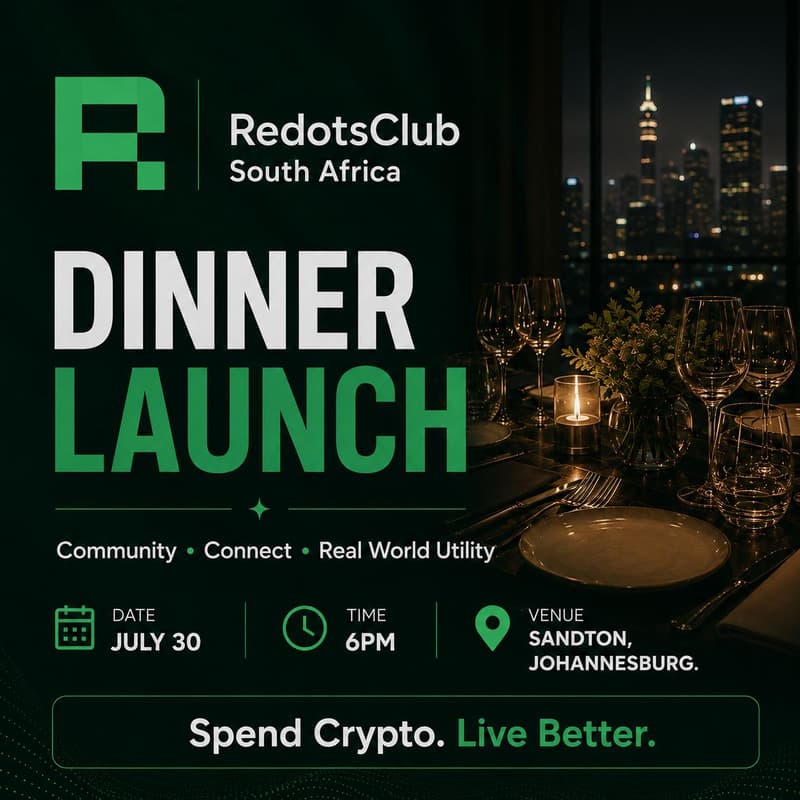 Cover Image for RedotsClub South Africa: Dinner Launch