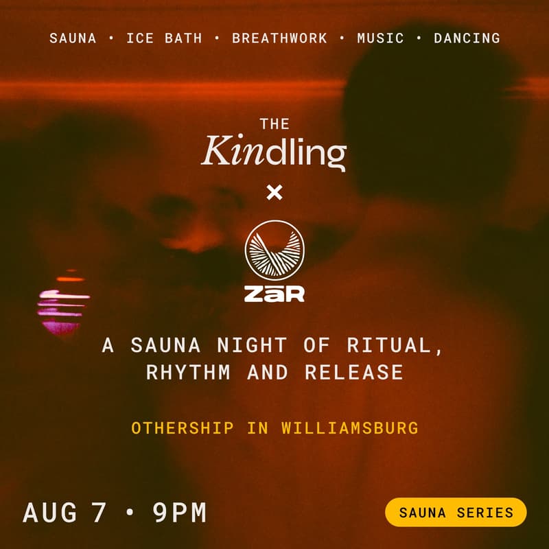 Cover Image for The Kindling x ZāR: A Sauna Night of Ritual, Rhythm and Release