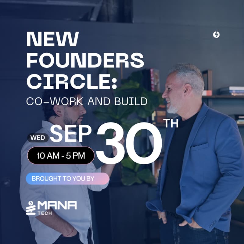 Cover Image for New Founders Circle: Co-work and build