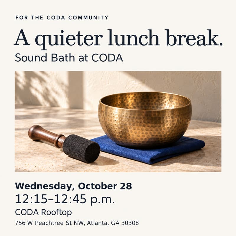 Cover Image for Sound Bath at CODA