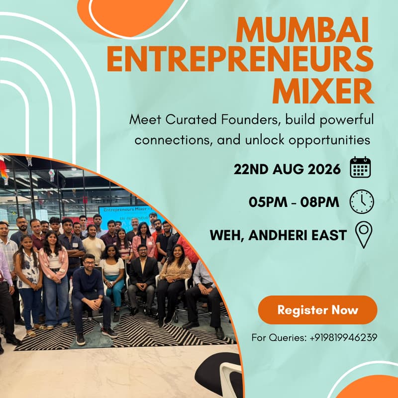Cover Image for Entrepreneur's Mixer (Mumbai)