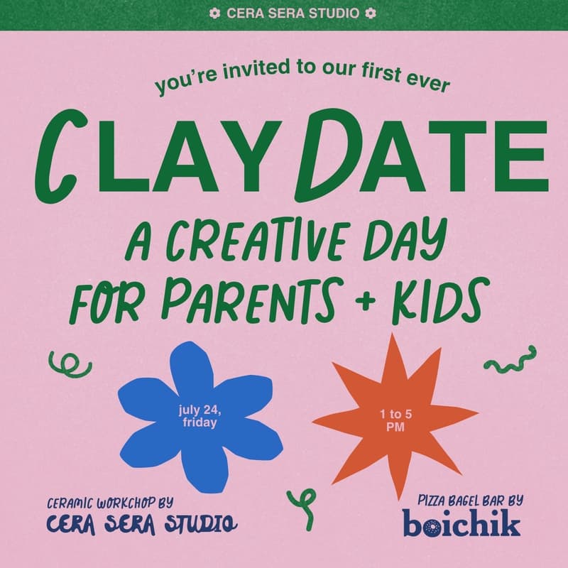 Cover Image for Clay Date at Boichik: A Creative Day for Parents + Kids