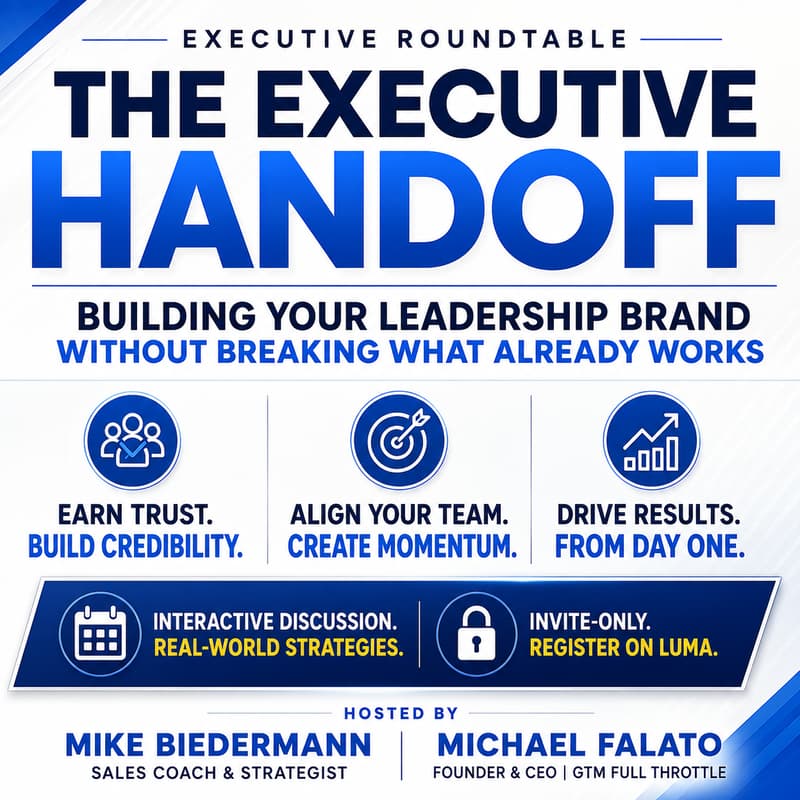 Cover Image for The Executive Handoff - Building Your Leadership Brand Without Breaking What Already Works
