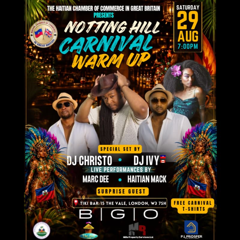 Cover Image for NOTTING HILL CARNIVAL WEEKEND PASS + FREE T-SHIRT - TICKET £15.00