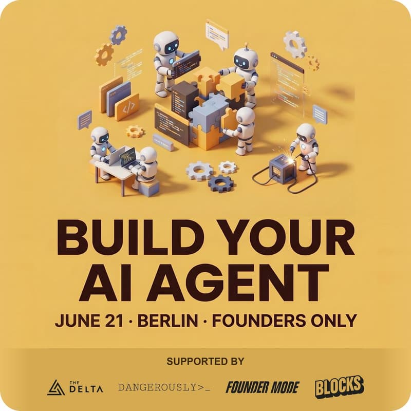 Cover Image for Round 3: Build your AI Agent - Founders only (Summer Edition)