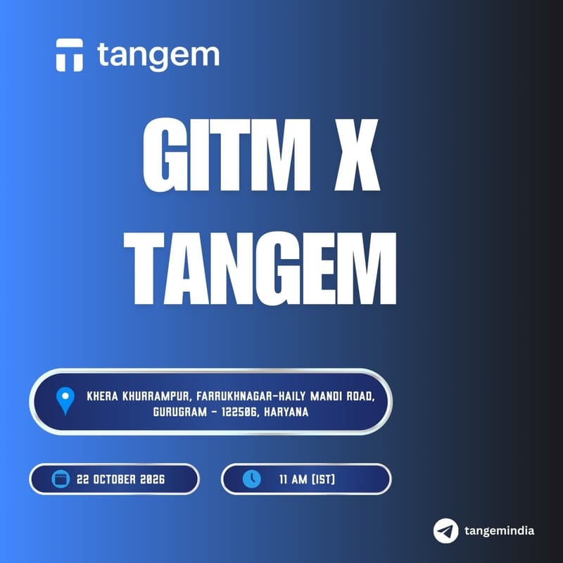 Cover Image for Tangem Campus Seminar | GITM
