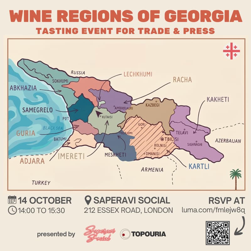 Cover Image for Wine Regions of Georgia: Tasting Event