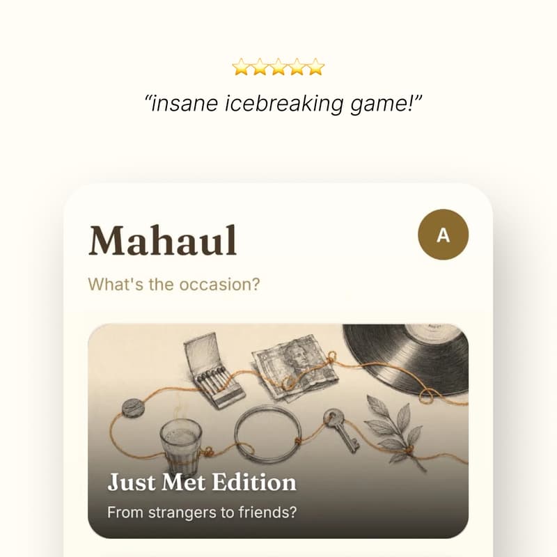 Cover Image for Mahaul - A conversational-game noon