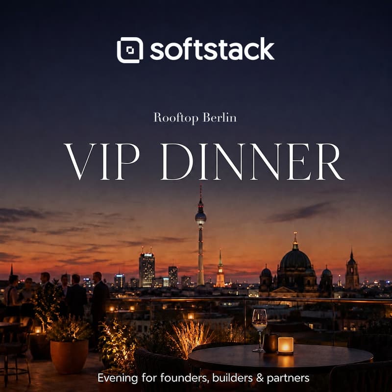 Foto de portada de Softstack VIP Dinner