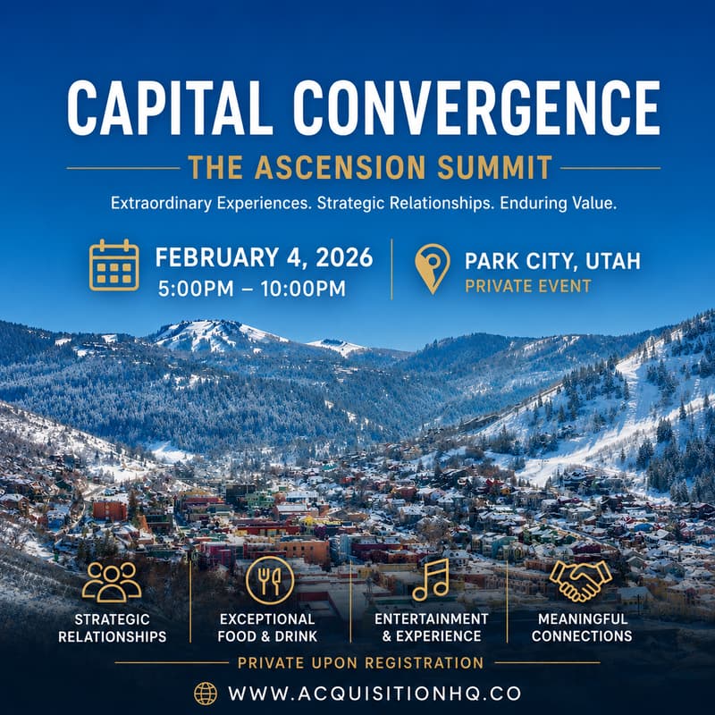 Cover Image for AHQ Capital Convergence: The Ascension Summit