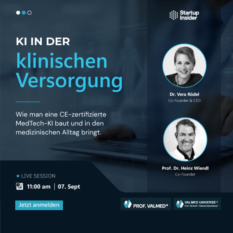 Cover Image for KI in der klinischen Versorgung: Wie man eine CE-zertifizierte MedTech-KI baut und in den medizinischen Alltag bringt