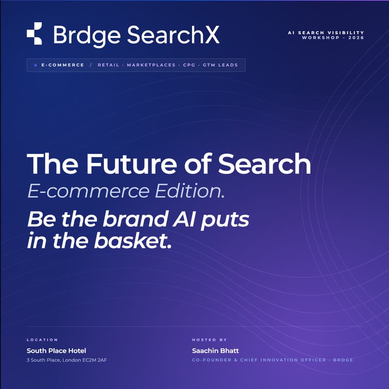 Cover Image for Brdge | SearchX – The New Search Playbook: E-commerce Edition
