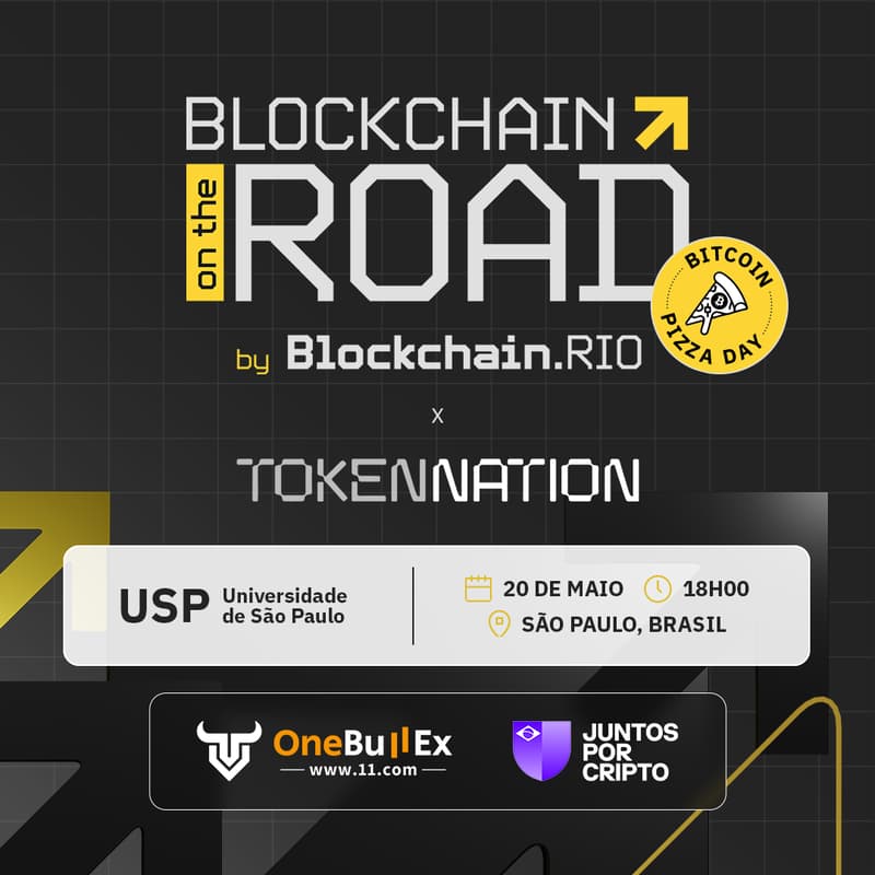 Cover Image for Blockchain on the Road - USP - Bitcoin Pizza Day